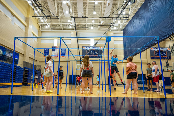 Team Spirit in the Air: Elevating Classroom Collaboration with 9 Square in the Air